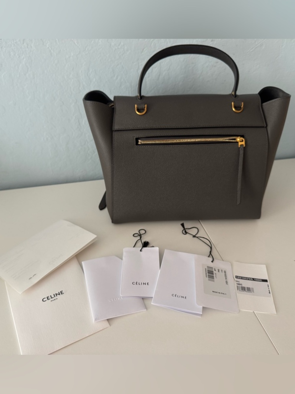 Celine Grained Calfskin Mini Belt Bag ( Like New) - Picture 15 of 15